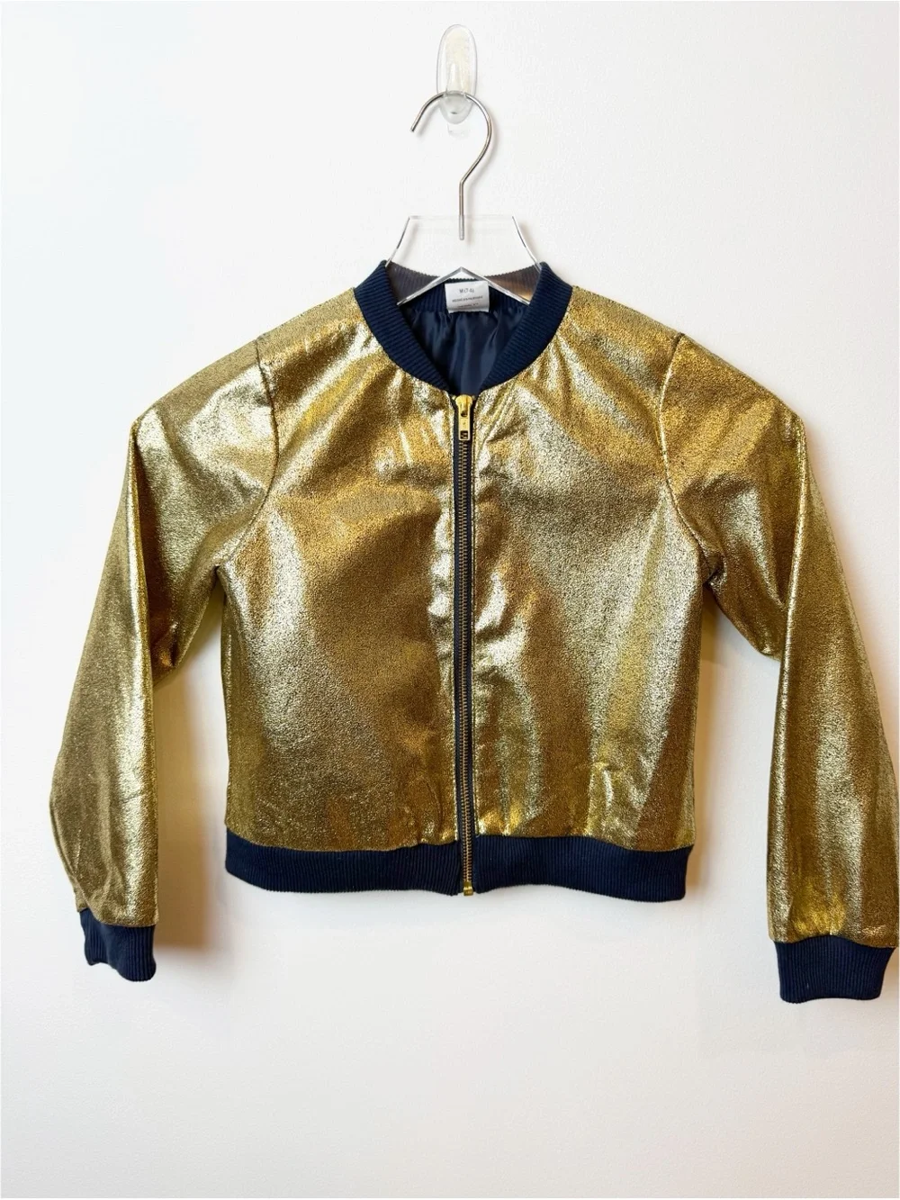 Wonder Nation | Target Girls Metallic Gold Bomber Jacket